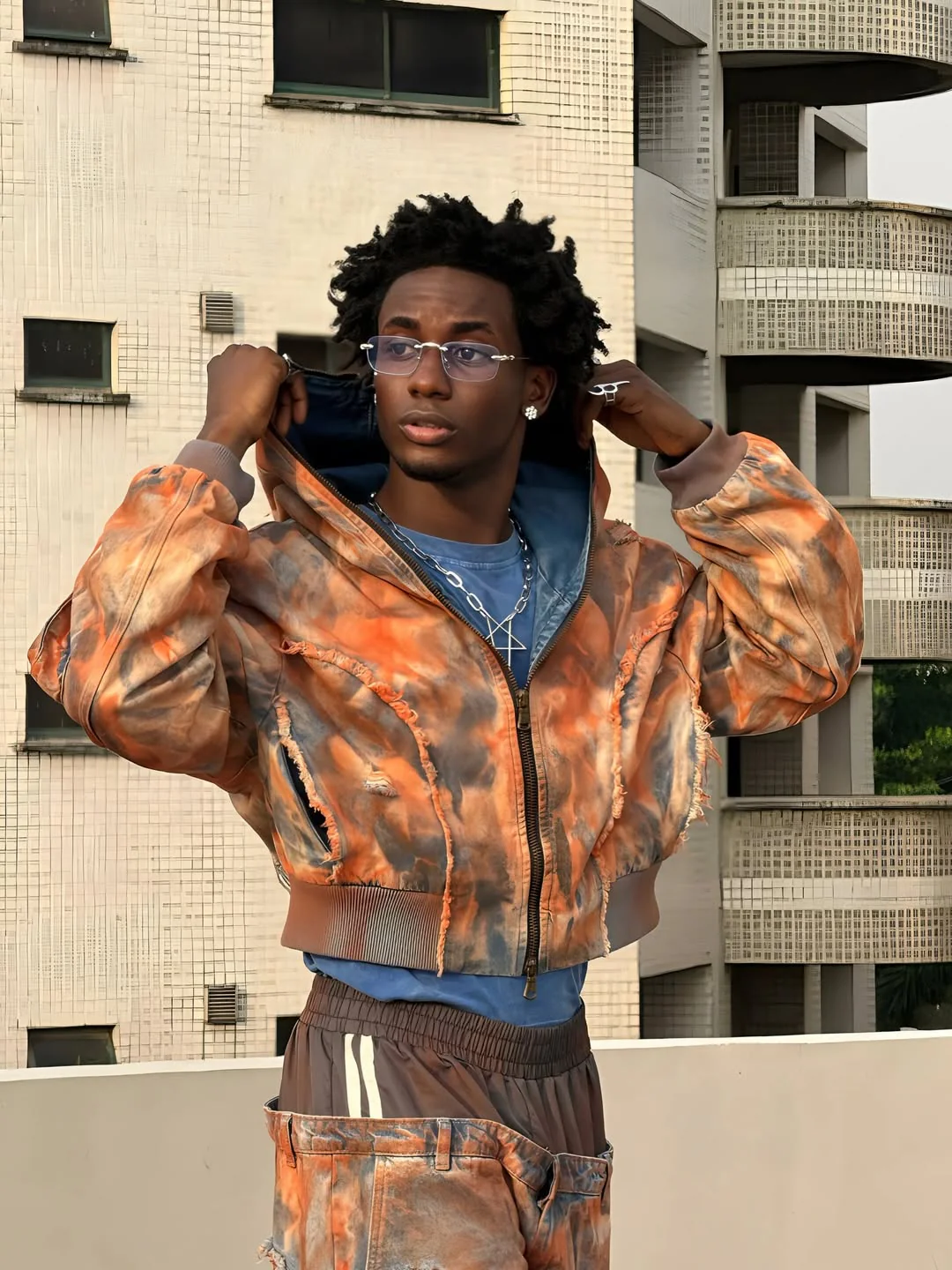 Wasteland Hooded Mud-Dye Jacket - Image 3