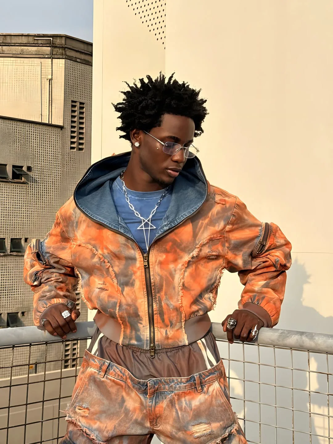 Wasteland Hooded Mud-Dye Jacket - Image 4