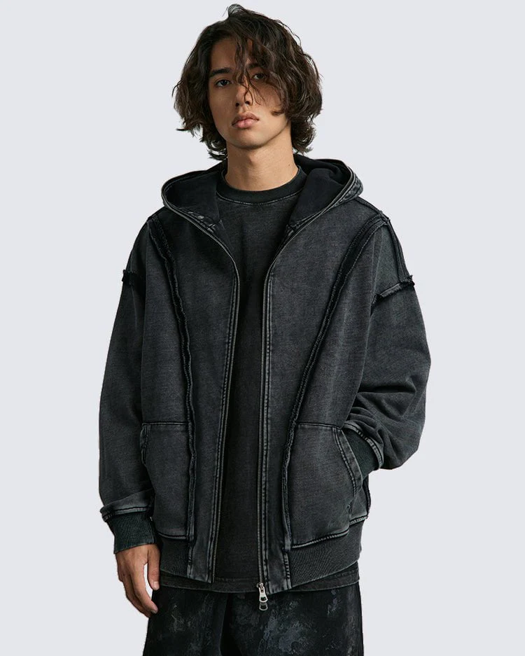KIIKIO Wasteland Loose Zip Hoodie - Image 9