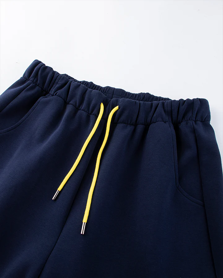 Wide-Leg Contrast Stripe Track Pants - Image 7