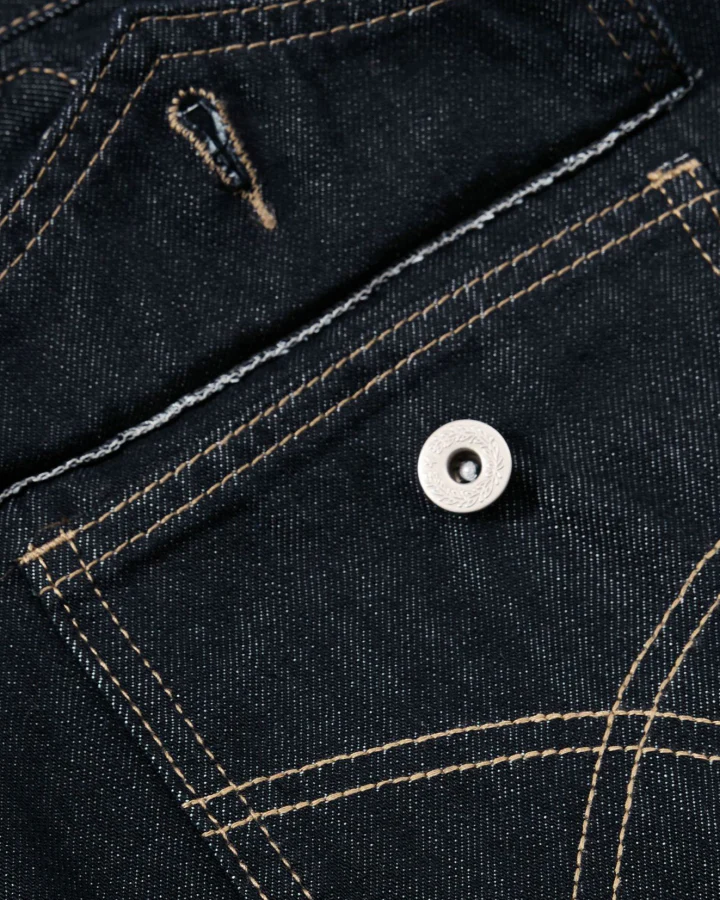 Wide Leg Denim Cargo Casual Pants - Image 5