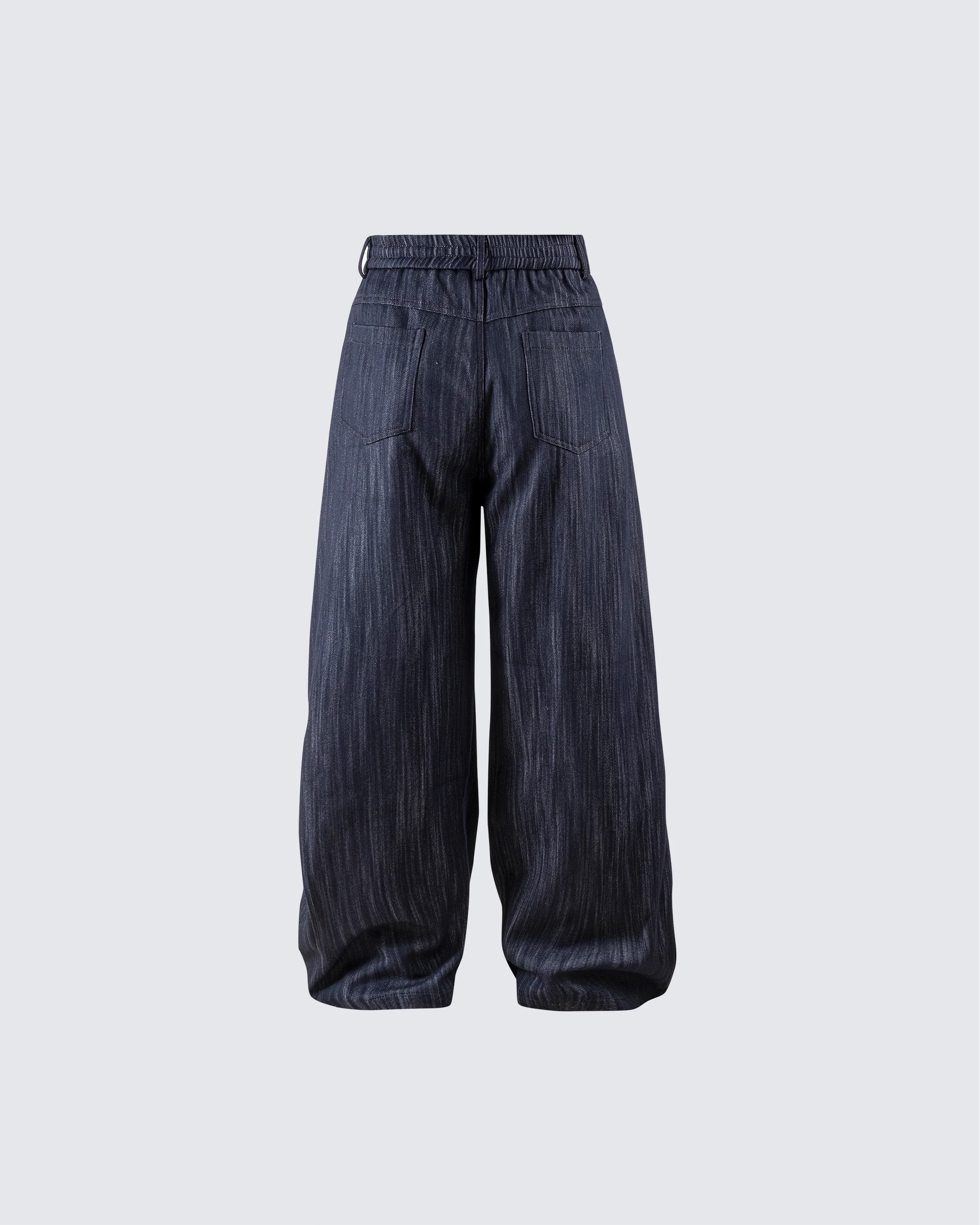 Wide-Leg Denim Pants - Image 3