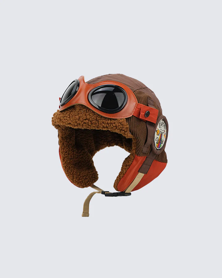 Windproof Fleece Lined Pilot Hat - Image 3