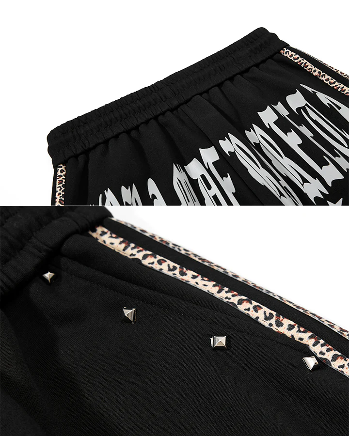 Winter Cross Print Wide-Leg Sweatpants - Image 5
