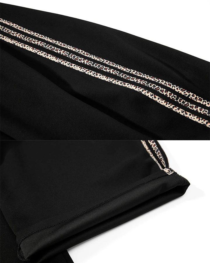 Winter Cross Print Wide-Leg Sweatpants - Image 7