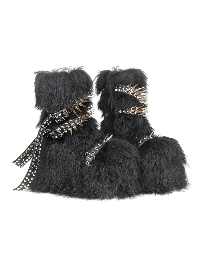 Winter New Thick-Soled Furry Mid-Calf Boots - Image 6