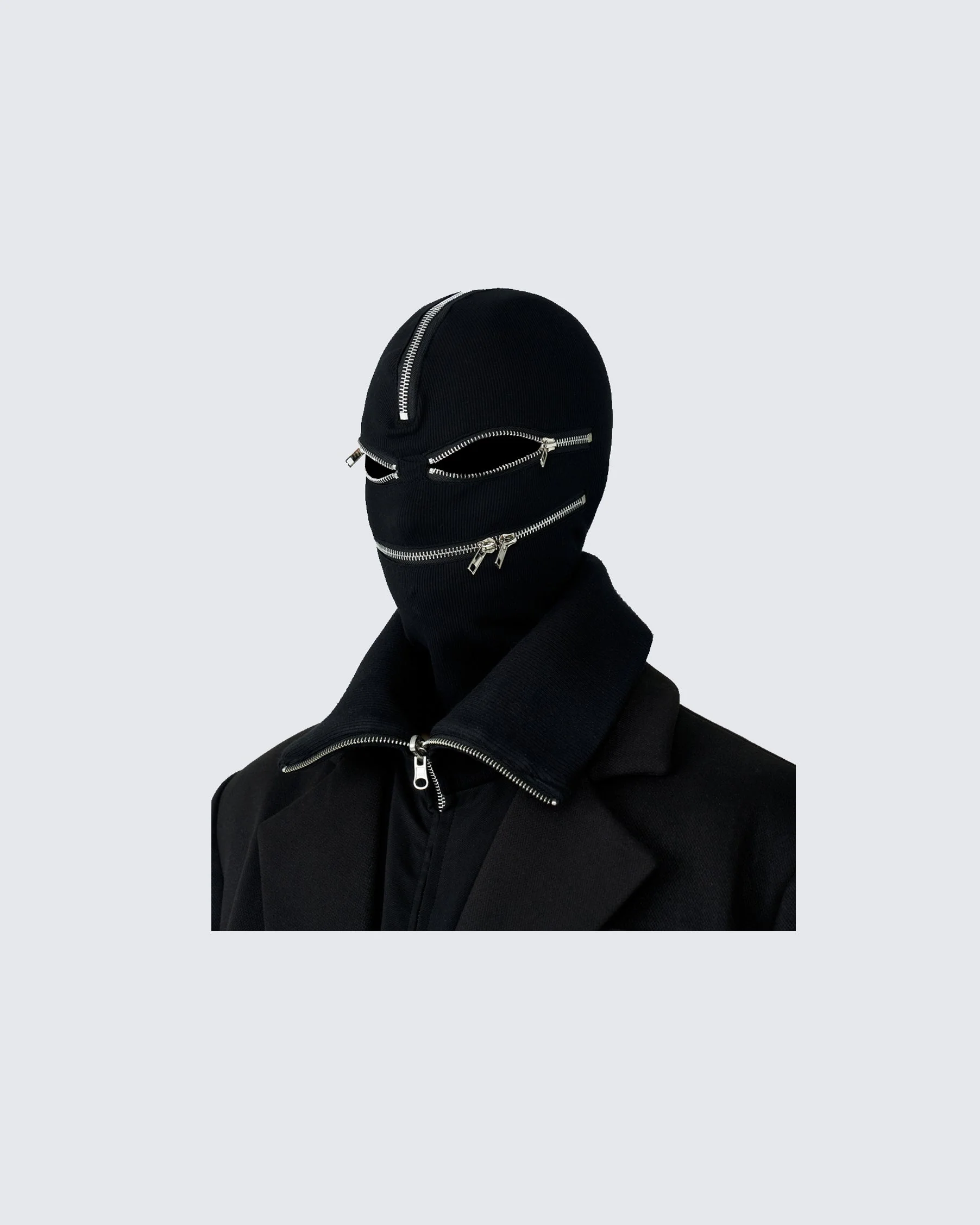 Zipper Knit Mask Cover - Image 5